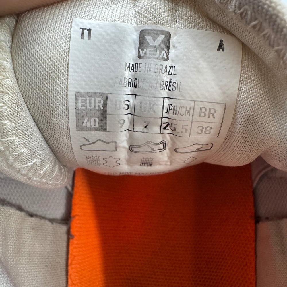 VEJA Venturi Suede Mesh Sneakers‎ Beige Women's Size US 9 EUR 40 - Picture 6 of 6